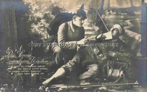 AK / Ansichtskarte Foto PH Paris Nr. 2885-3 Soldaten Pickelhaube 
