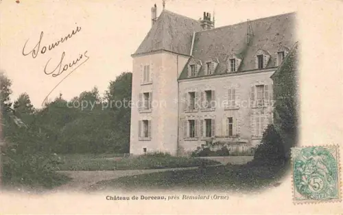 AK / Ansichtskarte Remalard Regmalard Mortagne-au-Perche 61 Orne Chateau de Doreeau