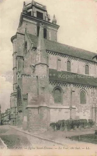 AK / Ansichtskarte BEAUVAIS  60 Oise Eglise Saint Etienne La Tour cote Sud