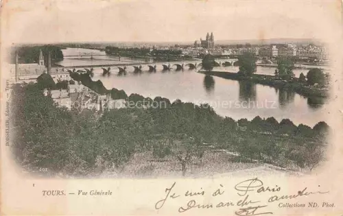 AK / Ansichtskarte TOURS 37 Indre-et-Loire Vue Generale