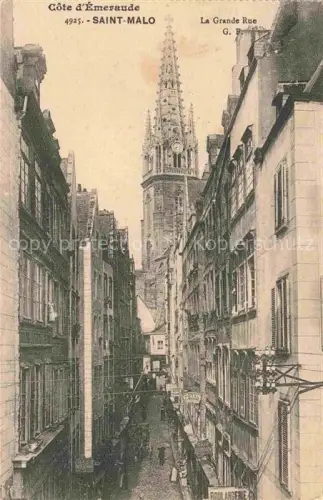AK / Ansichtskarte SAINT-MALO ST-MALO 35 Cote d Emeraude La Grande Rue