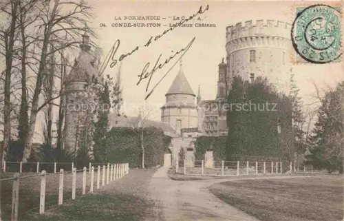 AK / Ansichtskarte Conde-sur-Iton EVREUX 27 Eure Le Vieux Chateau 