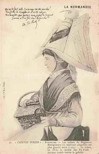 AK / Ansichtskarte AVRANCHES 50 Manche Coiffes D Hier 