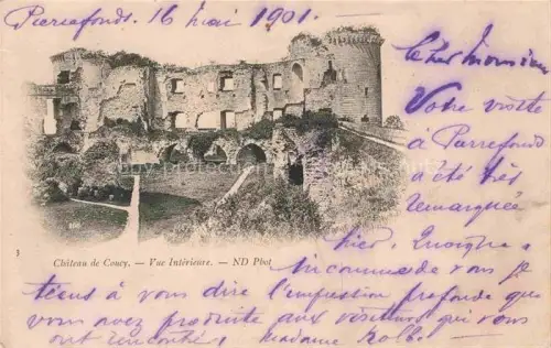 AK / Ansichtskarte Coucy-la-Ville LAON 02 Aisne Vue Interieure