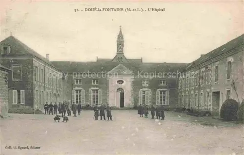 AK / Ansichtskarte Doue-la-Fontaine SAUMUR 49 Maine-et-Loire Hôpital