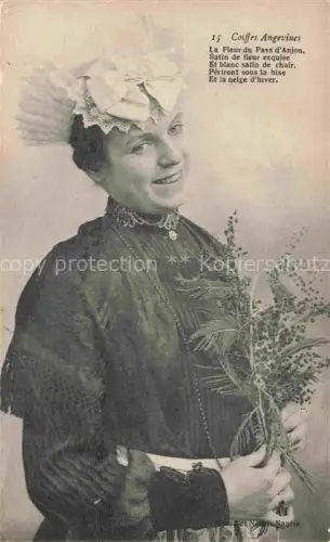 AK / Ansichtskarte ANGERS 49 Maine-et-Loire Coiffes Angevines la fleur du Pays d'Anjou