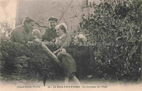 AK / Ansichtskarte Anjou Pays d Anjou (Region) ANGERS 49 Maine-et-Loire La chronique du village