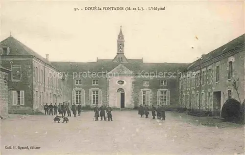 AK / Ansichtskarte Doue-la-Fontaine SAUMUR 49 Maine-et-Loire Hôpital