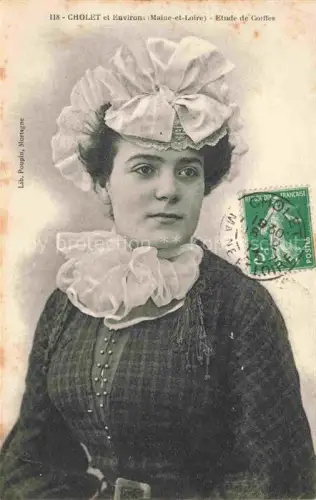 AK / Ansichtskarte CHOLET 49 Maine-et-Loire Etude de Coiffes