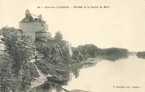 AK / Ansichtskarte Erigne ANGERS 49 Maine-et-Loire Aux bords de la rivière la Roche du Murs