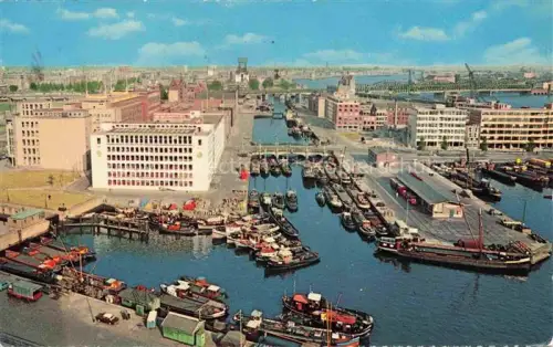 AK / Ansichtskarte ROTTERDAM  NL Blick auf die Stadtmitte und Hafen