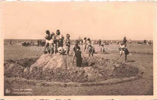 AK / Ansichtskarte Coxyde Koksijde West-Vlaanderen Belgie Les bains Strandleben