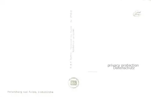 AK / Ansichtskarte Petersberg Fulda Liobakirche