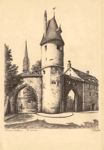 AK / Ansichtskarte KLIPPSTIEHL J. Kuenstlerkarte Mulhouse Le Bollwerk 