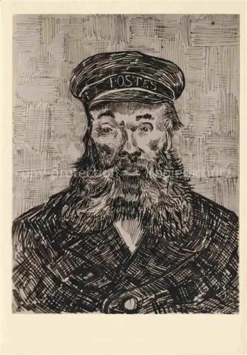 AK / Ansichtskarte GOGH van Vincent (1853-1890) Kuenstlerkarte Brieftraeger Postbote