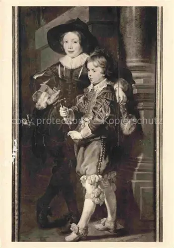 AK / Ansichtskarte RUBENS Paul-Peter Pierre-Paul (1577-1640) Kuenstlerkarte Die Soehne Kuenstlers Albrecht Nikolaus Kinder 