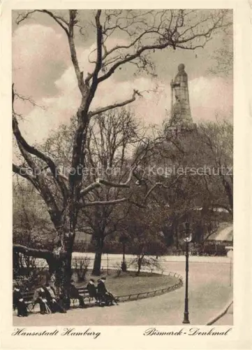 AK / Ansichtskarte Bismarckdenkmal BISMARCK Otto von Politik Hansastadt Hamburg 