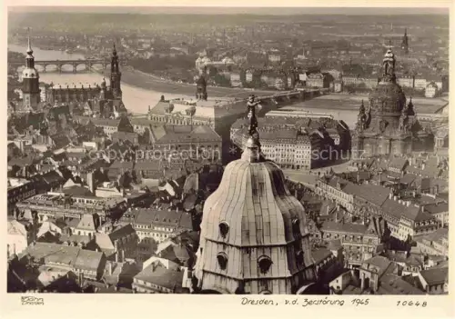 AK / Ansichtskarte Foto Hahn Nr. 10648 Dresden Frauenkirche Elbe 