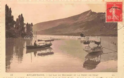 AK / Ansichtskarte AIX-LES-BAINS Chambery 73 Savoie Lac Bourget Dent du Chat
