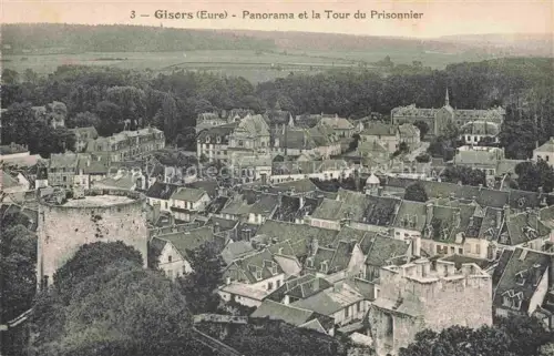 AK / Ansichtskarte Gisors ANDELYS 27 Eure Panorama Tour Prisonnier