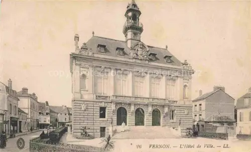 AK / Ansichtskarte Vernon  Evreux 27 Eure Hotel Ville 
