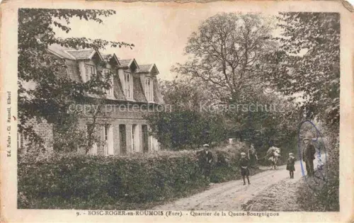 AK / Ansichtskarte Bosc-Roger-en-Roumois Le BERNAY 27 Eure Quartier Queue Bourgoignon