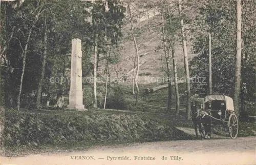 AK / Ansichtskarte Vernon  Evreux 27 Eure Pyramide Fontaine Tilly
