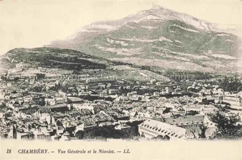 AK / Ansichtskarte CHAMBERY 73 Savoie Vue Generale Nivolet