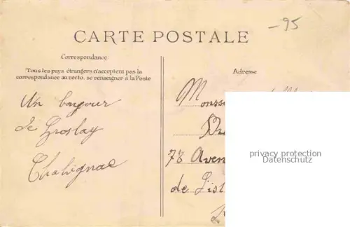 AK / Ansichtskarte Groslay SARCELLES 95 Val-d Oise Ancienne demeure des Beauharnais