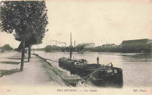 AK / Ansichtskarte Billancourt 92-BOULOGNE-BILLANCOURT Les Quais