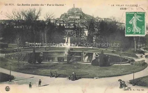 AK / Ansichtskarte LE PUY  en-Velay 43 Haute-Loire Le Jardin public du Fer a Cheval