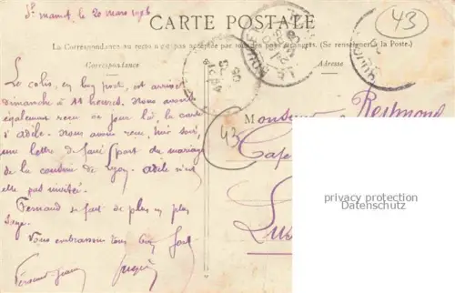 AK / Ansichtskarte LE PUY  en-Velay 43 Haute-Loire Tour Pannassac un des derniers vestiges des anciens remparts de la ville basse