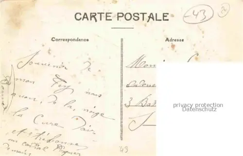 AK / Ansichtskarte Le Pertuis LE PUY 43 Haute-Loire Vue generale