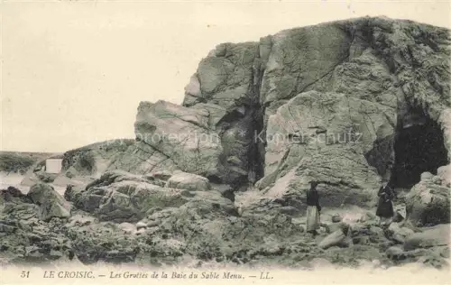 AK / Ansichtskarte LE  CROISIC Saint-Nazaire 44 Loire-Atlantique Les Grottes de la Baie du Sable Menu