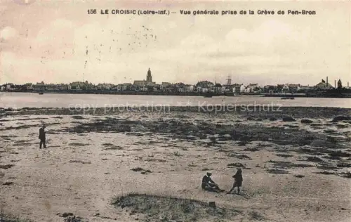 AK / Ansichtskarte LE  CROISIC Saint-Nazaire 44 Loire-Atlantique Vue generale prise de la Greve de Pen Bron