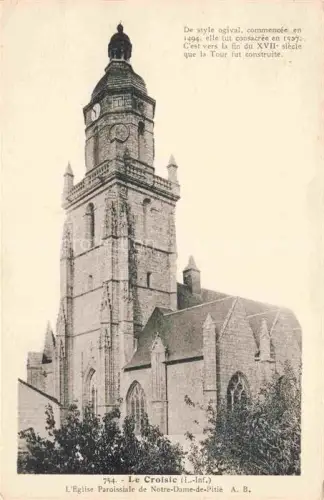 AK / Ansichtskarte LE  CROISIC Saint-Nazaire 44 Loire-Atlantique Eglise Paroissile de Notre Dame de Pitie