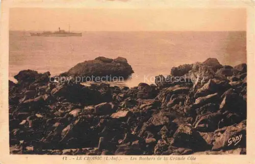 AK / Ansichtskarte LE  CROISIC Saint-Nazaire 44 Loire-Atlantique Les Rochers de la Grande Cote