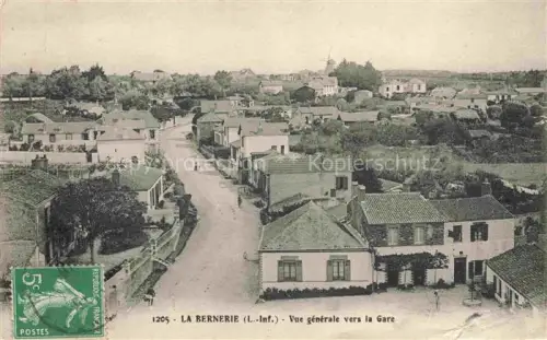 AK / Ansichtskarte La Bernerie-en-Retz Saint-Nazaire 44 Loire-Atlantique Vue generale vers la Gare
