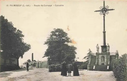 AK / Ansichtskarte Paimboeuf Saint-Nazaire 44 Loire-Atlantique Route de Corsept Calvaire