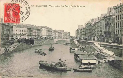 AK / Ansichtskarte NANTES 44 Loire-Atlantique Vue prise du Pont de la Bourse