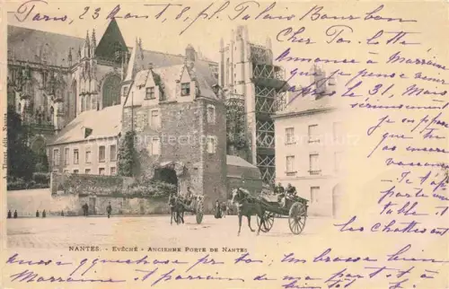 AK / Ansichtskarte NANTES 44 Loire-Atlantique Eveche Ancienne Porte de Nantes