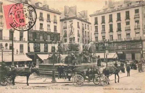 AK / Ansichtskarte NANTES 44 Loire-Atlantique Fontaine Monumentale de la Place Royale