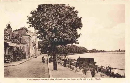 AK / Ansichtskarte Chateauneuf -sur-Loire 45 Loiret Les bords de la Loire Les Quais