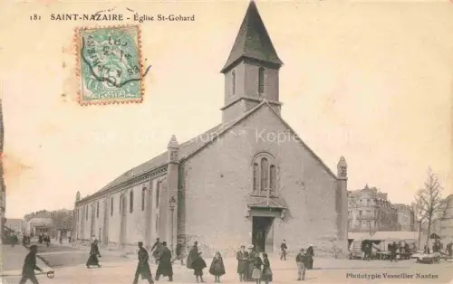 AK / Ansichtskarte SAINT-NAZAIRE  ST-NAZAIRE 44 Loire-Atlantique Eglise St Gohard