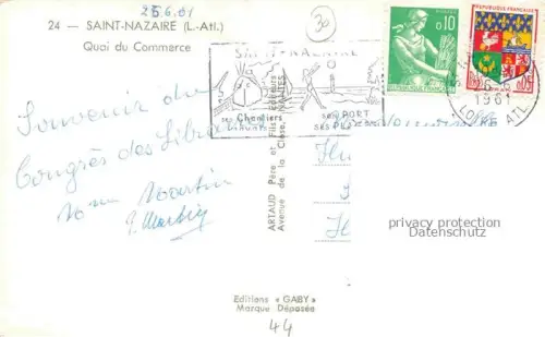 AK / Ansichtskarte SAINT-NAZAIRE  ST-NAZAIRE 44 Loire-Atlantique Quai du Commerce