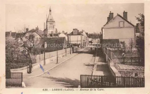 AK / Ansichtskarte Lorris Avenue de la Gare