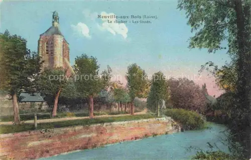 AK / Ansichtskarte Neuville-aux-Bois La Le clocher Les fosses