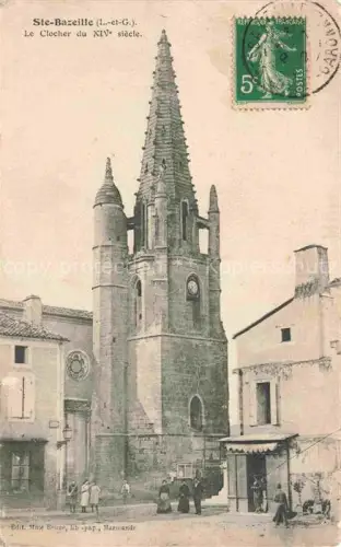 AK / Ansichtskarte Ste-Bazeille Marmande 47 Lot-et-Garonne Le Clocher du XIVe siecle