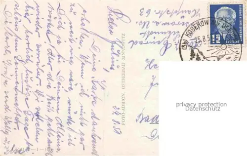 AK / Ansichtskarte ZINNOWITZ Ostseebad Ausfahrt der Fischer