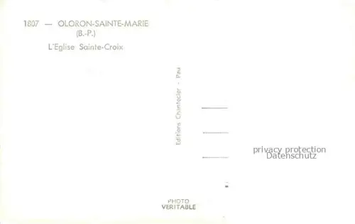 AK / Ansichtskarte Oloron-Sainte-Marie 64 Pyrenees-Atlantiques Eglise Sainte-Croix